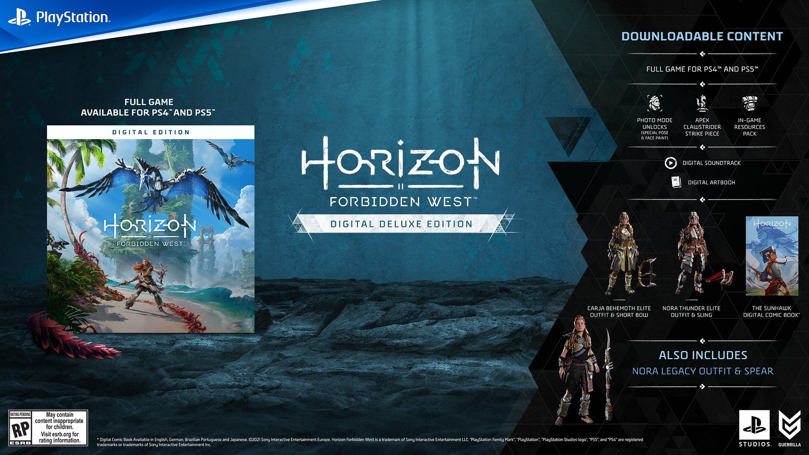 Horizon Forbidden West Standard and Special editions do not 